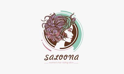 SALOONA LOGO branding customer design graphic design illustration logo logodesign logomaker logos vector womens