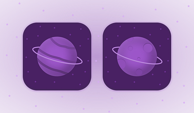Daily Ui #005 - App Icon app app icon branding daily ui design game game app illustration space space game ui ux