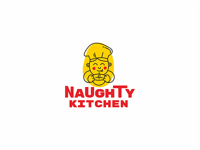 Naughty Kitchen asian branding chef clean colorfull design food graphic design illustration kitchen logo vector