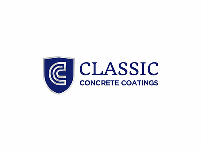 Classic Concrete Coatings brand branding clean coatings colorfull concrete design graphic design illustration logo texas vector