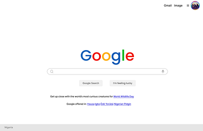 redesign google homepage
