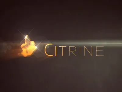 Logo reveal animation for Citrine animation branding design graphic design logo logo reveal