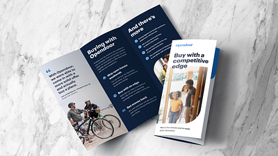 Opendoor / Brochure Design campaign graphic desing marketing opendoor print design