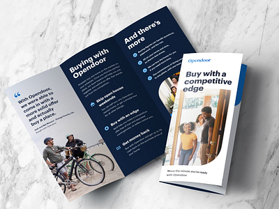 Opendoor / Brochure Design campaign graphic desing marketing opendoor print design