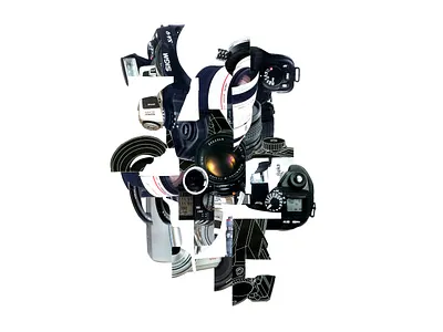 12_Photograph abstract abstraction art camera collage februllage februllage2023 forms geometry martovsky paper photo physical коллаж фебруллаж