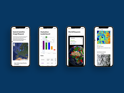Space Hackathon 2.0 - Request App (Leanspace) aws climate change constellation crisis design development hackathon leanspace newspace react saas satellite space startup ui
