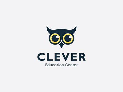 Logo Design with an Owl branding design flat graphic design icon illustration logo ui ux vector