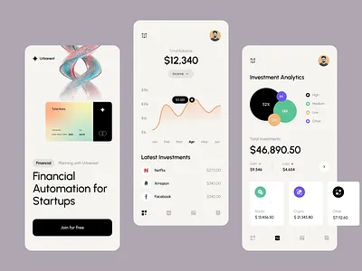 Urbanest Mobile investment app inviest mobile mobile app mobile design money payment uidesign uiux urbanest