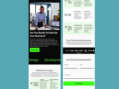 Responsive digital agency landing page design agency desktop design digital agency digital agency landing page mobile design responsive design ui design