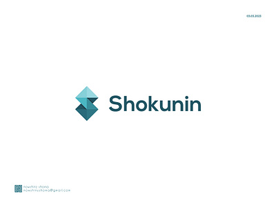 Shokunin company logo logo design minimal modern logo