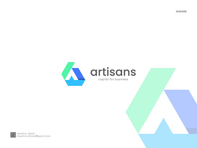 Artisans company graphic design logo logo design minimal modern logo