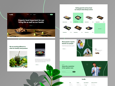 Authentic Food Service - Web design authentic food branding concept delivery app design dribble e commerce food food delivery food service kahaf landing page logo minimal product restaurants ui web design website