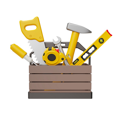Toolbox 3D illustration 3d 3d modeling design graphic design illustration render toolbox
