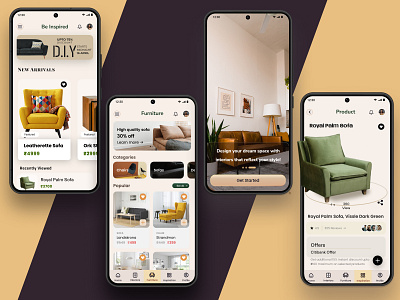 Designrubix-Home Interior Application app branding design furniture home decor interior logo ui ux