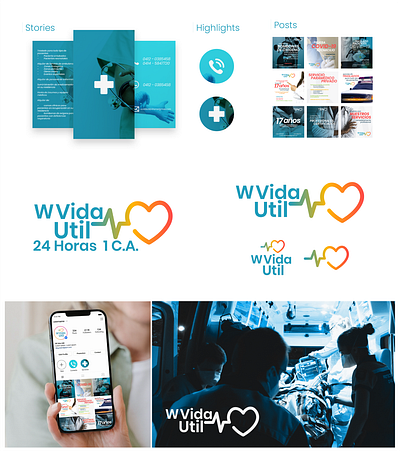 Vida Util - Logo And Social Media branding graphic design instagram logo social media