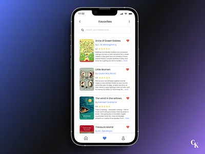 Daily UI 44 - Favorites dailyui dailyui day 01 design favourite favourites mobile ui favourites ui ui ux