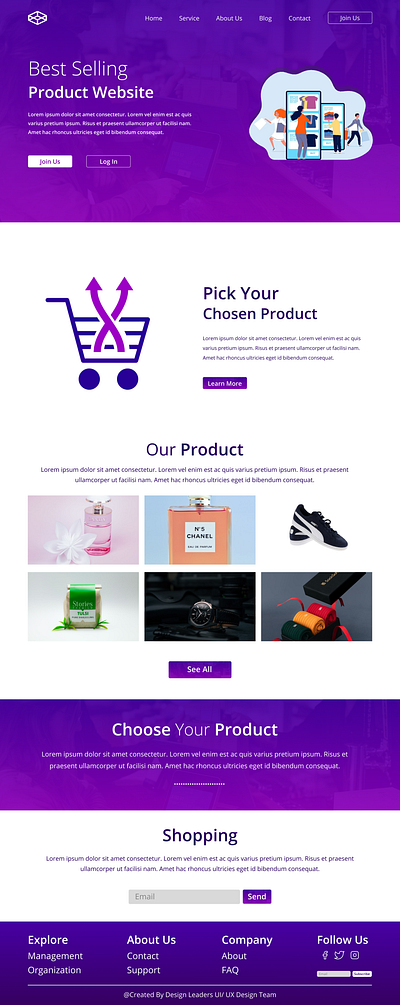 E-commerce Website UI/ UX Design adobe photoshop branding design graphics design ui ux