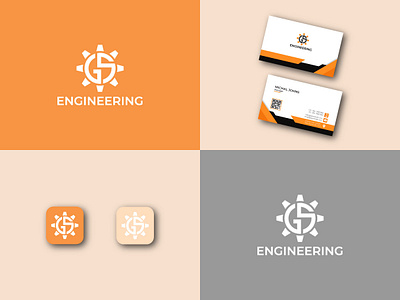 GS Engineering Logo Design branding creative logo custom logo engineering engineering logo graphic design gs logo design letter logo logo logo maker