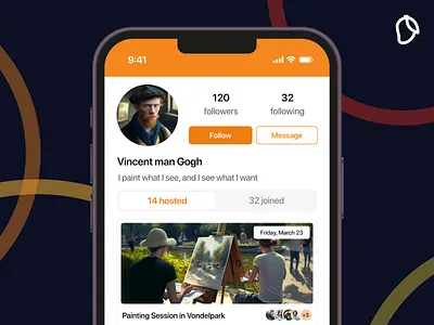 Mango User Profile mobile profile mobile ui profile social app ui