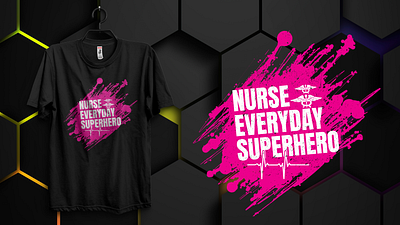 Nurse vector & Typography T-shirt Design design doctor graphic design health hospital medical medicine modern t shirt design nurse nurse t shirt design nursing t shirt typography t shirt design