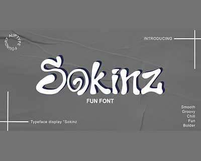 SOKINZ - SUMMER TYPEFACE branding font design fonts graphic design lettering logo typeface