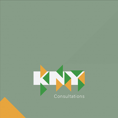 KNY: A monogram logo brand business company design firm industry lettermark logo monogram