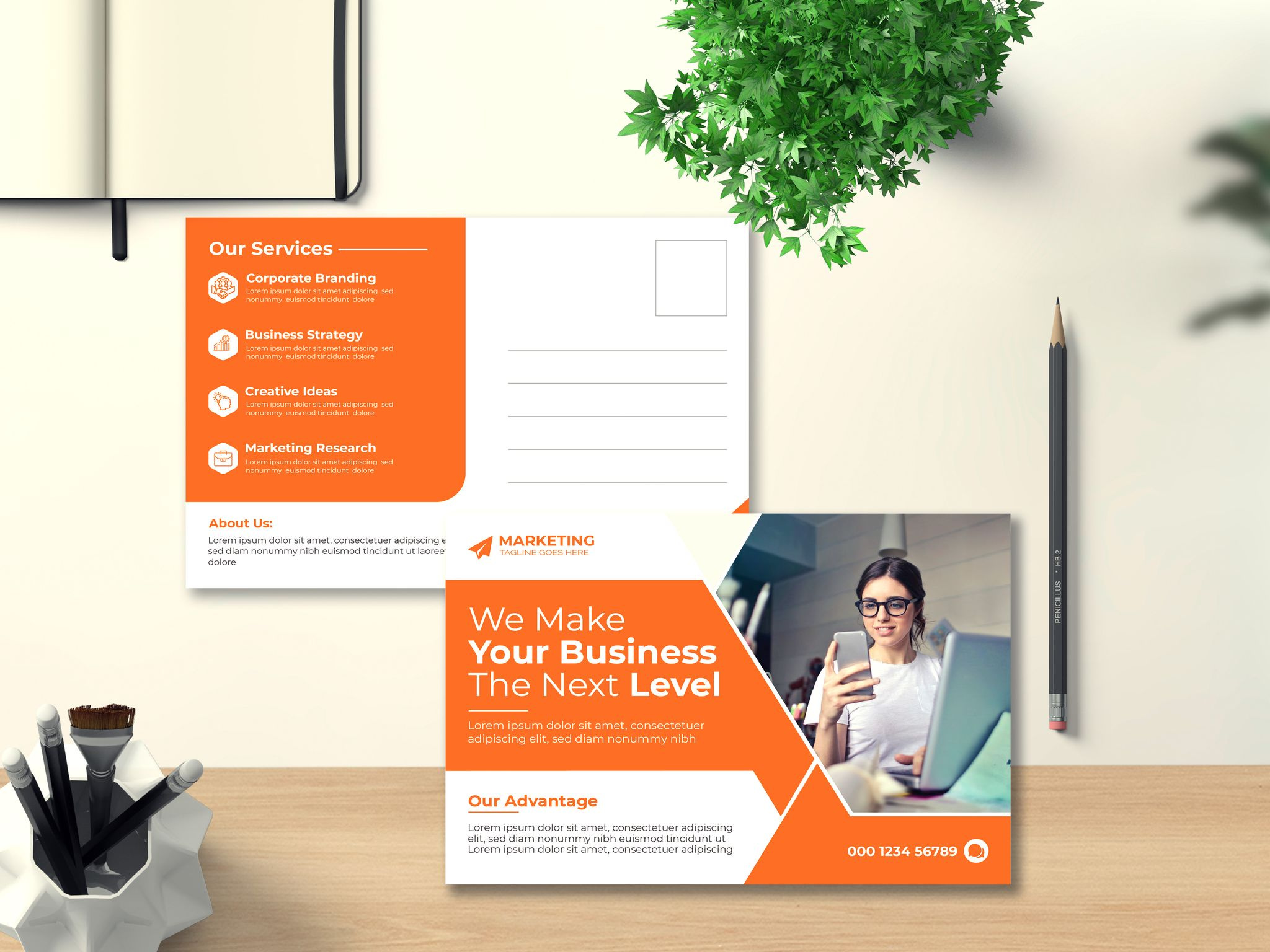 CORPORATE POSTCARD marketing