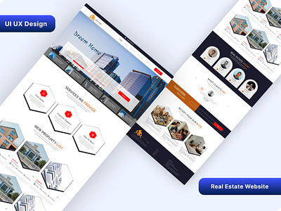 Real Estate Website Template animation branding figma design figma website graphic design landing page landing page design real estate real estate website ui web design web designer website website design website ui design