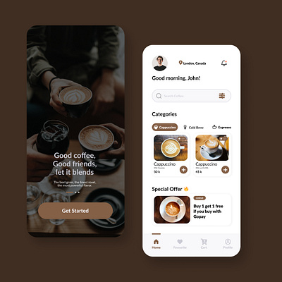 Cafe App UI ui
