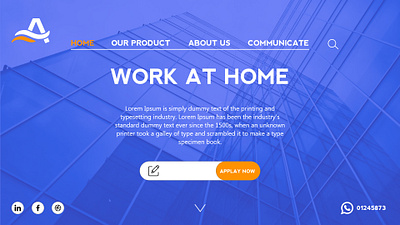 ui/ux home page design branding clean concept design illustration logo minimal typography ui vector