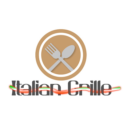 Italian grille concept logo illustrator logo kitchen logo logo logo concept restaurant logo