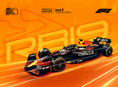 RB19 - Bahrain Grand Prix 2023 - Max Verstappen bahrain creativology f1 formula1 formulaone grandprix gulfair hondaracing illustration jordan maxverstappen mohdnourshahen oracle oracle red bull racing rb19 redbull redbullracing