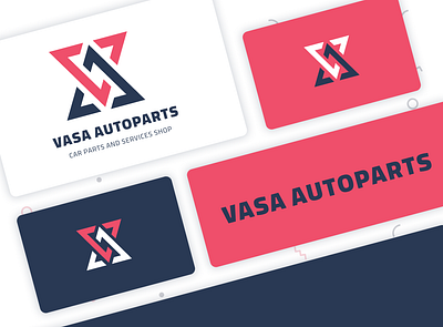 Logo Design | Vasa Autoparts Online Shop branding graphic design logo logo design