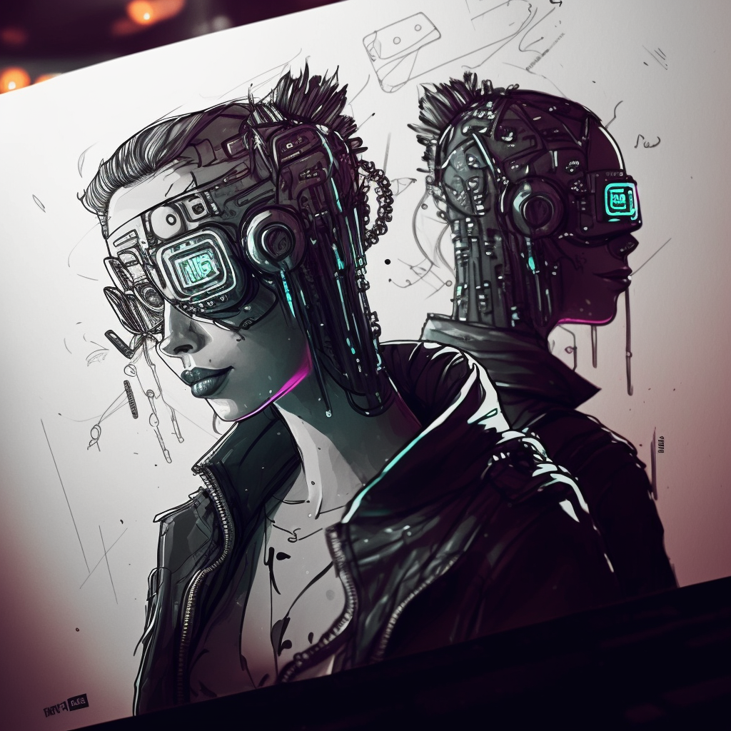 Cyber Humans artificial limbs character design character illustration concept design cyber cyber humans design digital drawing human intelligence human machine human robots illustration machinery machines pencil drawing pencil sketch persona sketch uper computers