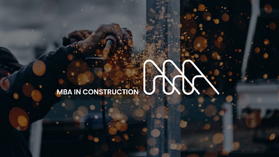 MBACon brandidentity branding construction constructionlogo design education graphic design illustrator logo logodesign logomark mba motion graphics typography vector