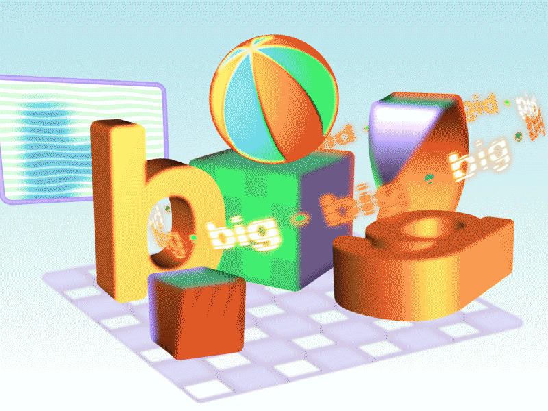 Big 2d after effects animation gif graphic design illustration motion graphics