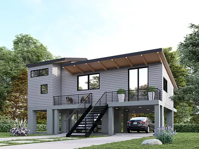 Project No.325 - zbucoy 3d exterior modeling 3d modeling blueprints design elevation design exterior design exterior rendering floor plan design interior design interior rendering kerpoo studio