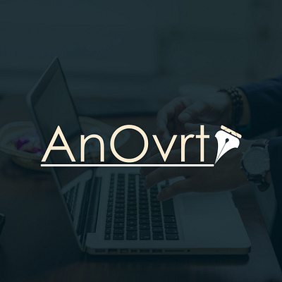 AnOvrt re design Logo 2d logo app branding design graphic design illustration logo vector