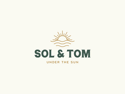 Sol & Tom branding design graphic design illustration logo print design stationery vector