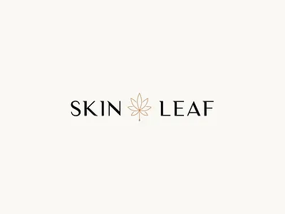 Skin Leaf branding design graphic design illustration logo print design stationery vector