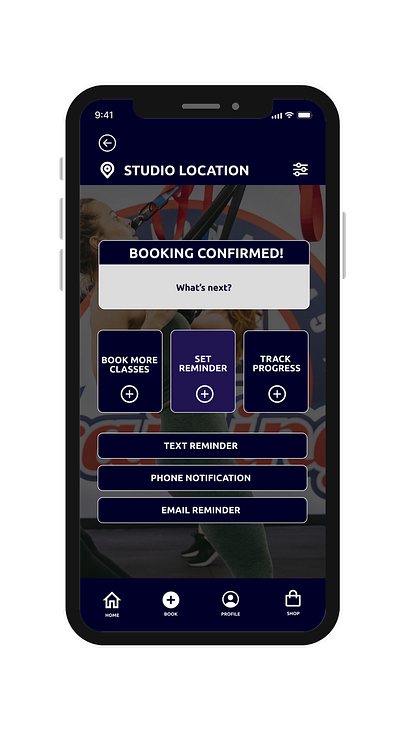 Mobile App for Gym mobile app ui ui design ux visual deisgn