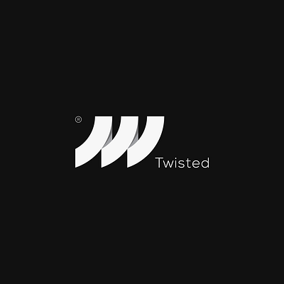 Twisted modern logo branding design graphic design logo logo folio logodesign logotype