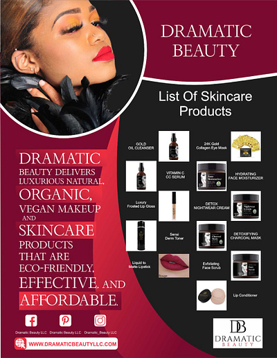 Eye Catching Cosmetics Flyer cosmetics flyer fashion flyer flyer graphic design prfessional flyer