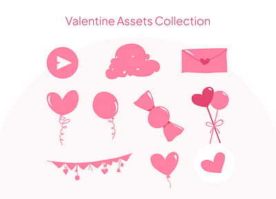 Valentine Assets Collection design.