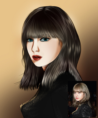 Lisa Blackpink Illustration illustration