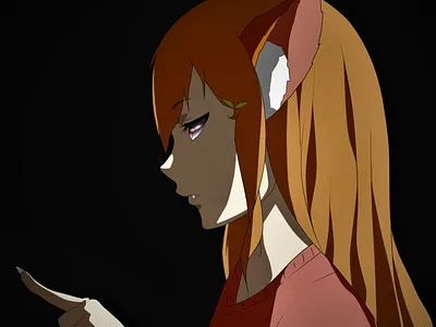 Fox Girl Illustration illustration
