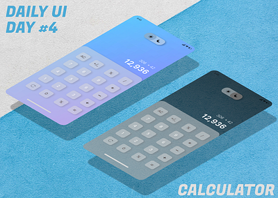 DAILY UI | DAY 4 | CALCULATOR app branding design graphic design illustration logo typography ui ux vector