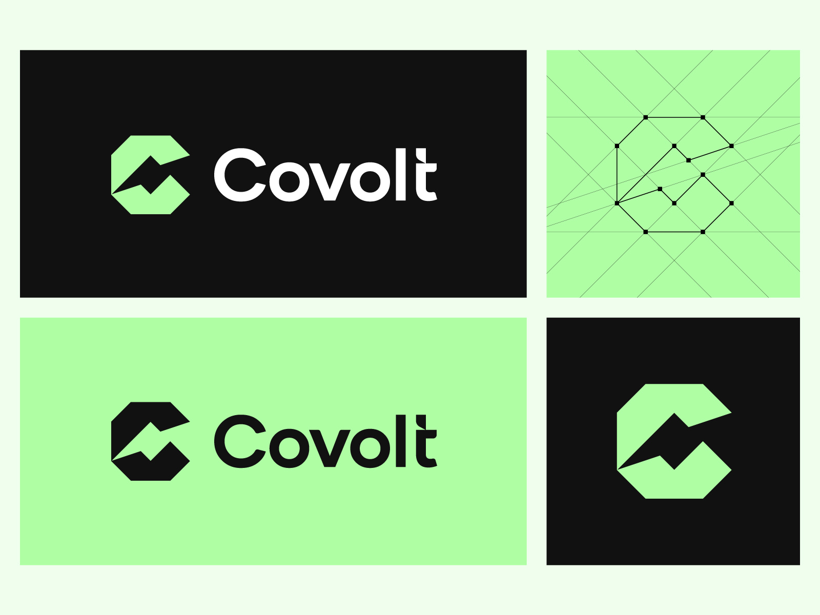 Covolt, logo design battery branding c c letter custom logo electrical energy flash icon lighting logo design mark power power icon solar spark symbol top ui volt