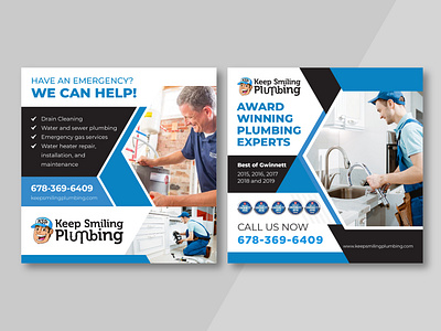 Plumbing Service Social Media Post Design 3d animation branding brochure corporate design design flyer flyer design graphic design illustration logo motion graphics neighborhood plumbing company plumbing social media social media post tecnician ui