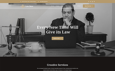 Lawboss - Law, Lawyer & Attorney WordPress Theme